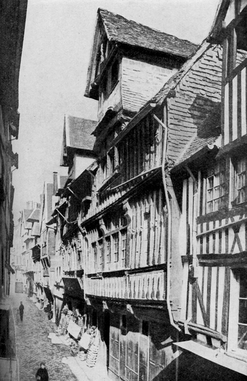 Středověké Lisieux, Normandie, Francie, 30. léta 20. století od Unbekannt