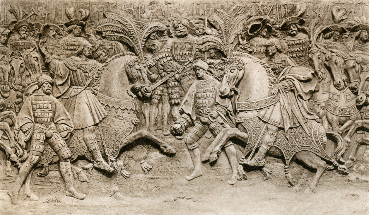 Setkání Jindřicha VIII. a Františka I. v The Field of Cloth of Gold, 1520, 1902 od Unbekannt