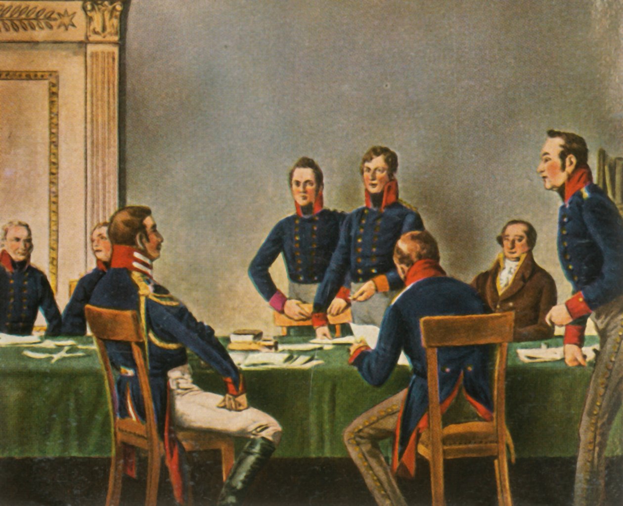 Zasedání Reorganizační komise v Königsbergu, 9. července 1807, 1936. od Unbekannt