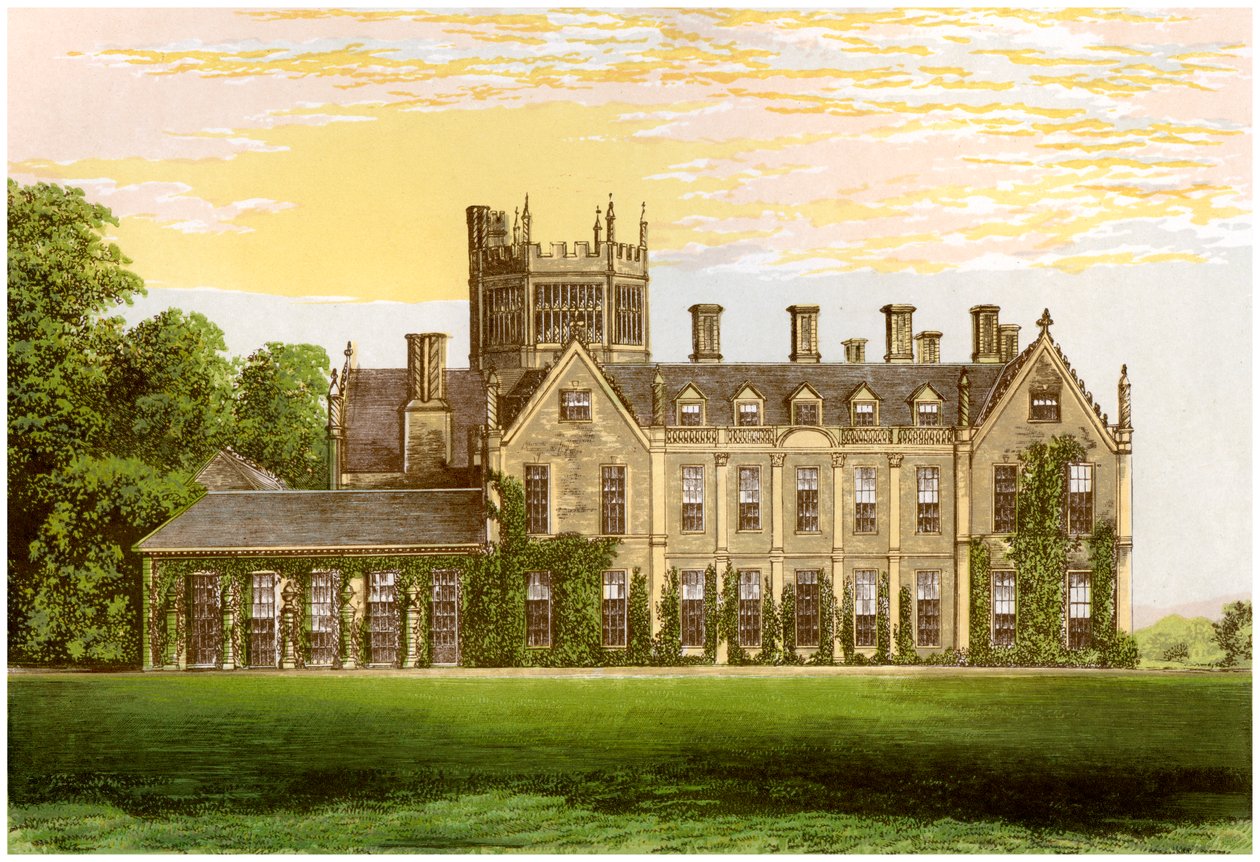 Melbury House, Dorset, domov hraběte z Ilchesteru, c1880 od Unbekannt