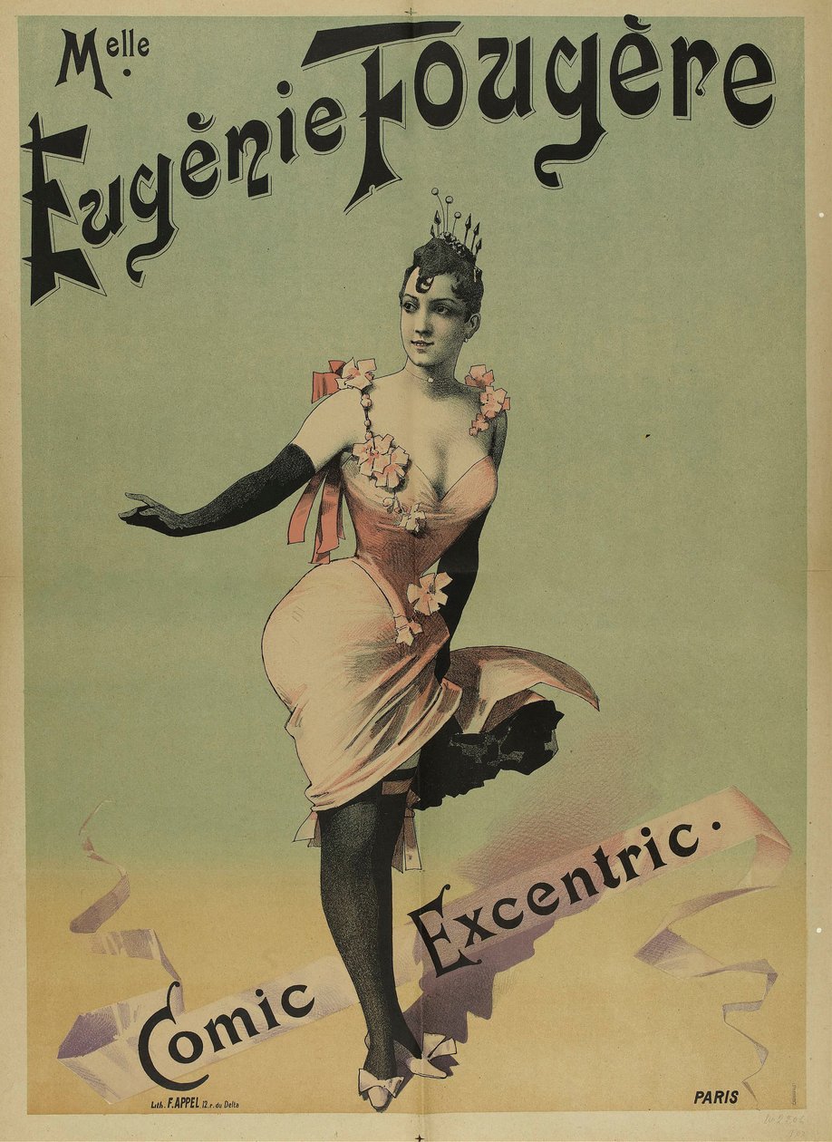 Melle Eugenie Fern , c. 1890. od Unbekannt