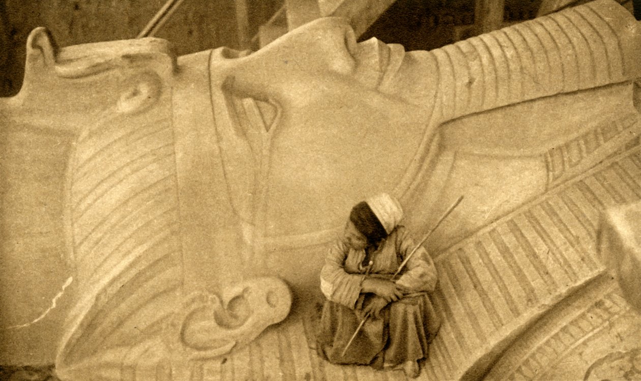 Memphis - hlava sochy Rameses II, c1918-c1939. od Unbekannt