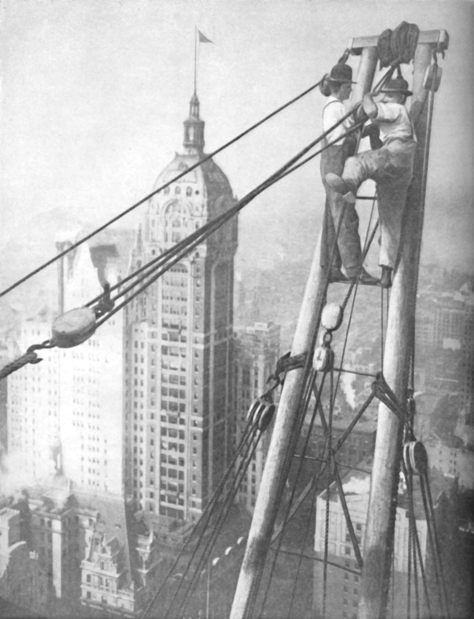 Muži, jejichž nervy předčí nervy horolezce na propasti, c1935 od Unbekannt