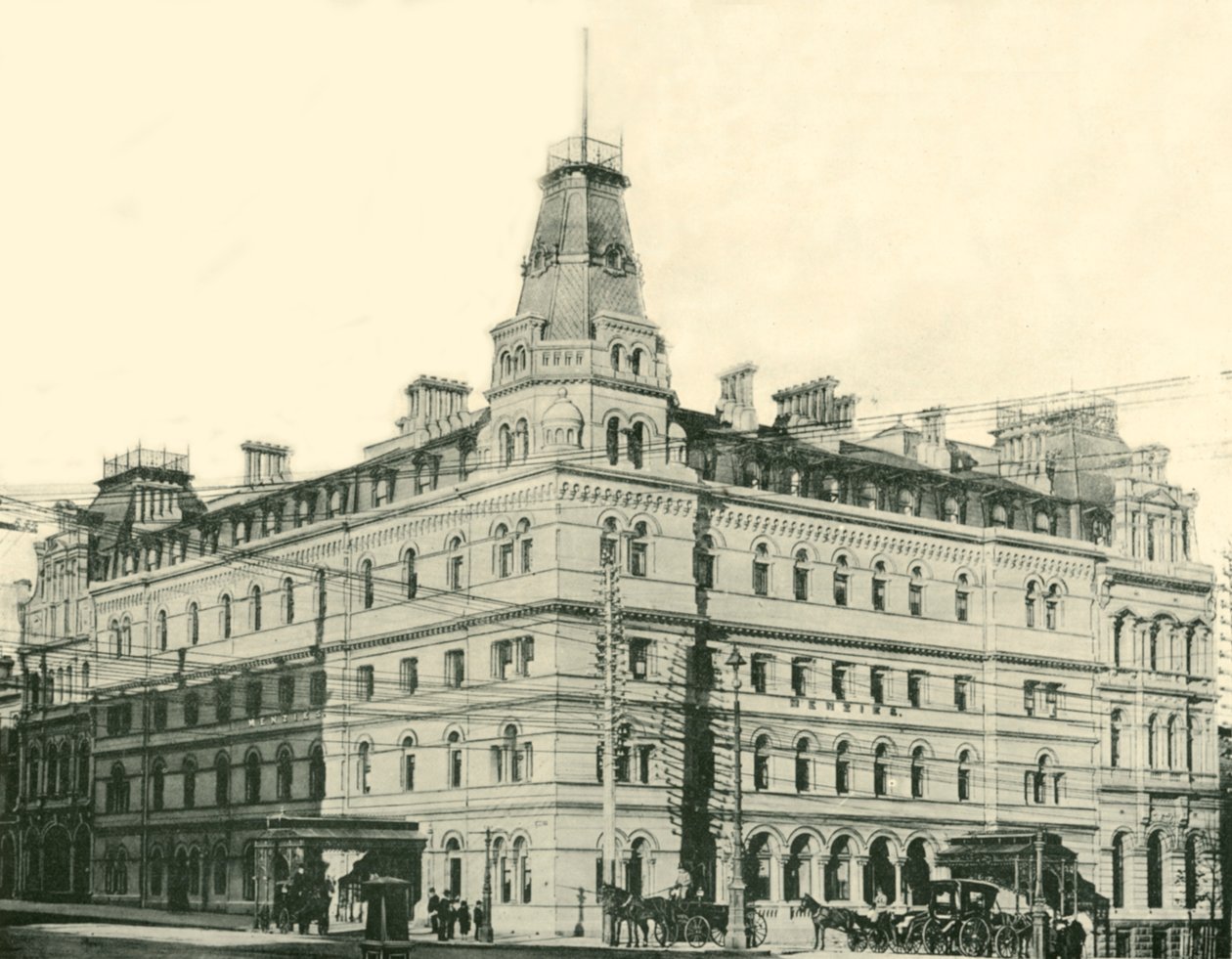 Menzies Hotel, Melbourne, 1901. od Unbekannt