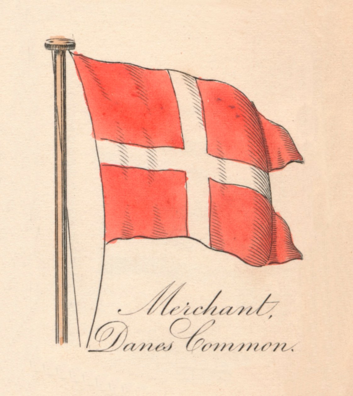Obchodník, Danes Common, 1838 od Unbekannt