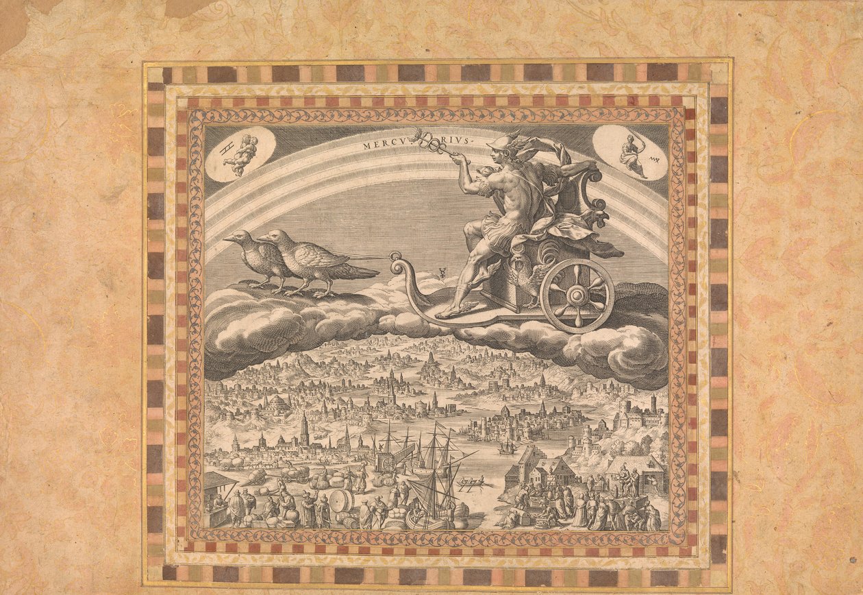 Mercury, Folio z Belliniho alba, ca. 1600. od Unbekannt