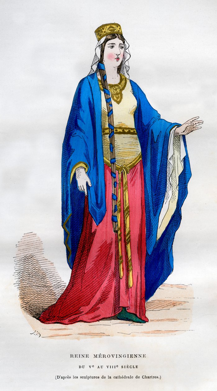 Merovejská královna, 5.-8. století 1882-1884 od Unbekannt
