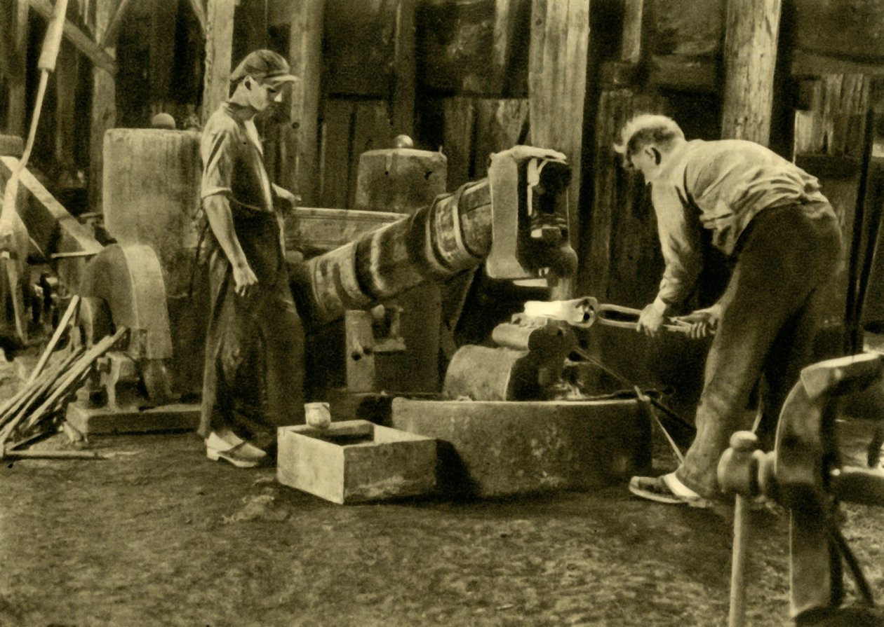 Metalworkers, Štýrsko, Rakousko, c1935. od Unbekannt