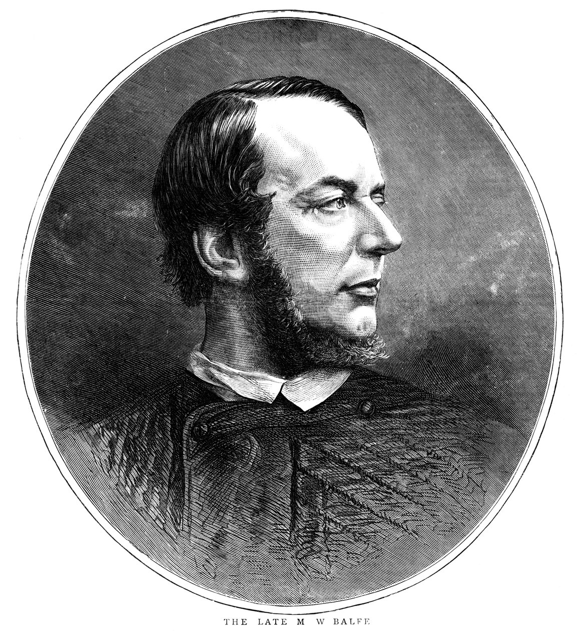 Michael William Balfe, britský skladatel a zpěvák irského původu, 1870 od Unbekannt