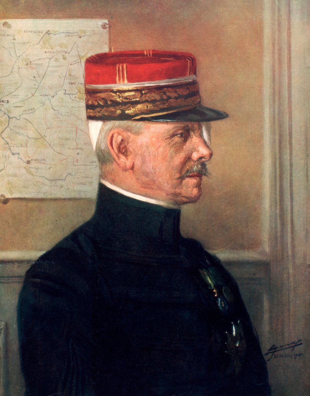 Michel-Joseph Maunouy, francouzský generál z první světové války, 1926 od Unbekannt