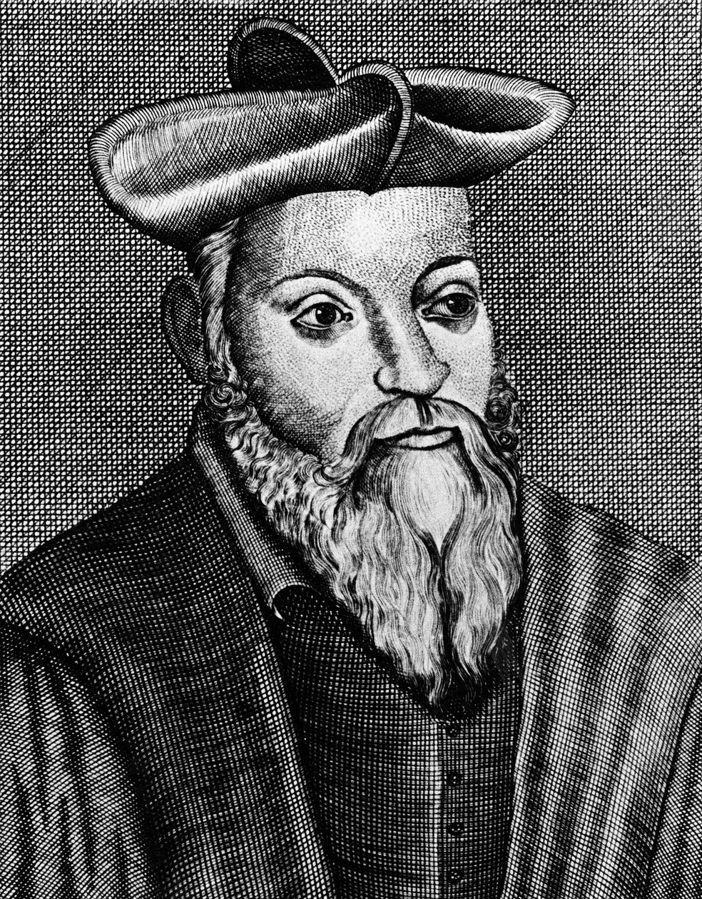 Michel Nostradamus 1503-1556, francouzský lékař a astrolog, 17. od Unbekannt