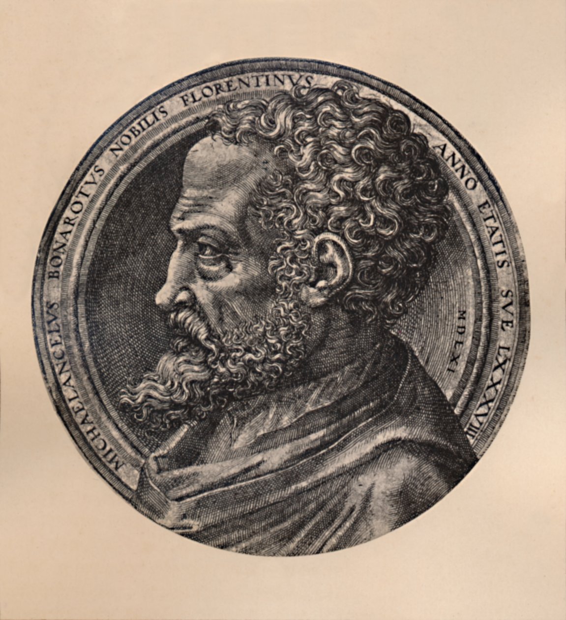 Michelangelo Buonarroti, italský umělec a architekt, c16. století 1894 od Unbekannt