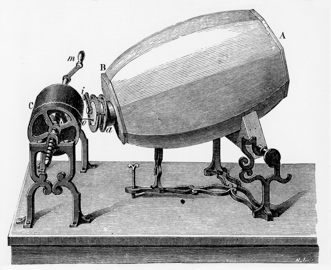 Phonautograph z poloviny 19. století, kolem roku 1906 od Unbekannt