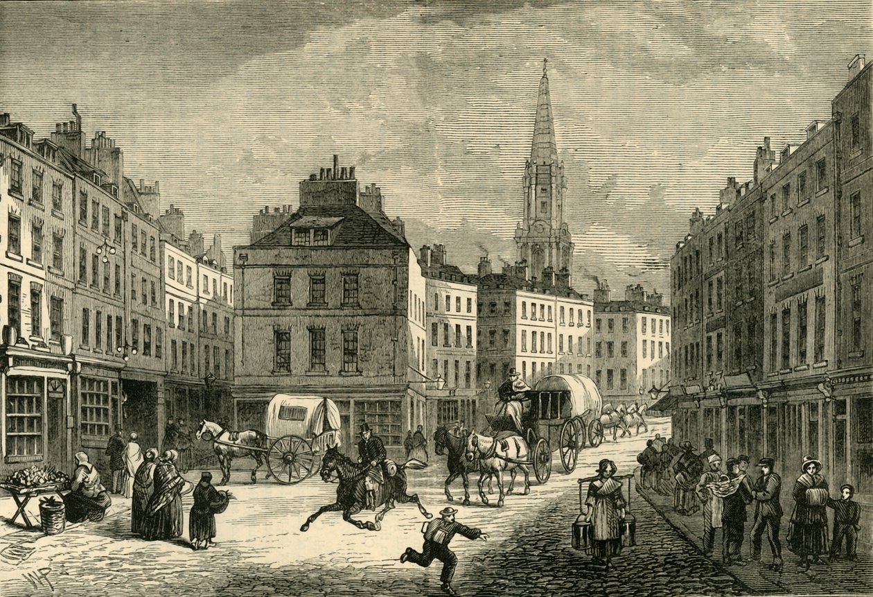 Prostřední řada, St. Giless, asi 1838, 1881. od Unbekannt
