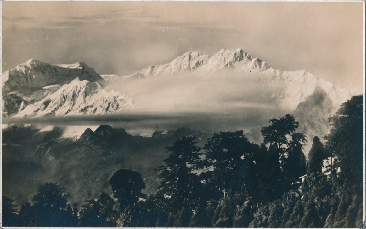 Mocná Kinchinjunga, c1940 od Unbekannt