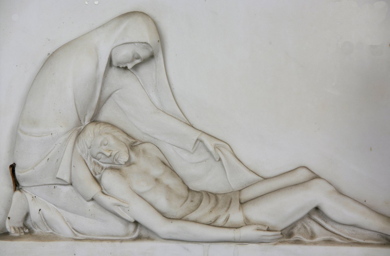 Milánský monumentální hřbitov: Pieta Milan Italia od Unbekannt