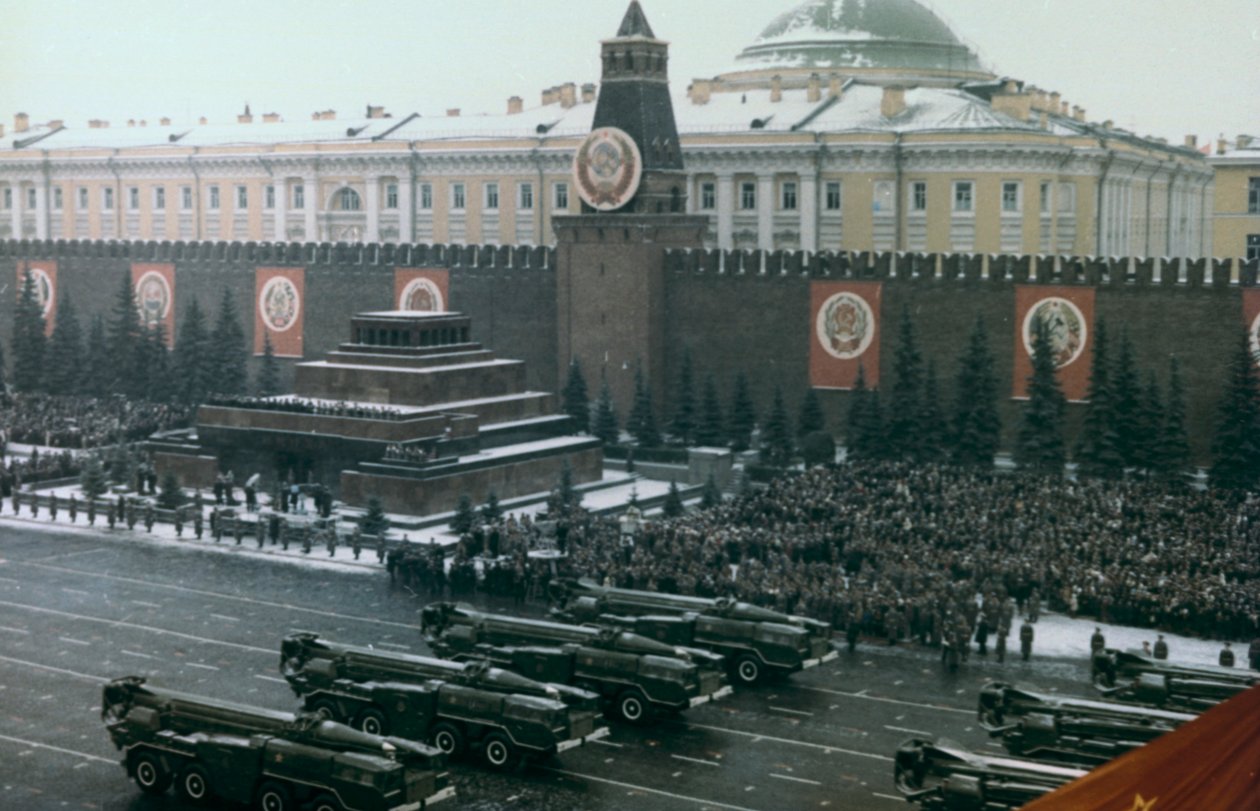 Vojenská revue, Rudé náměstí, Moskva, 1971 od Unbekannt