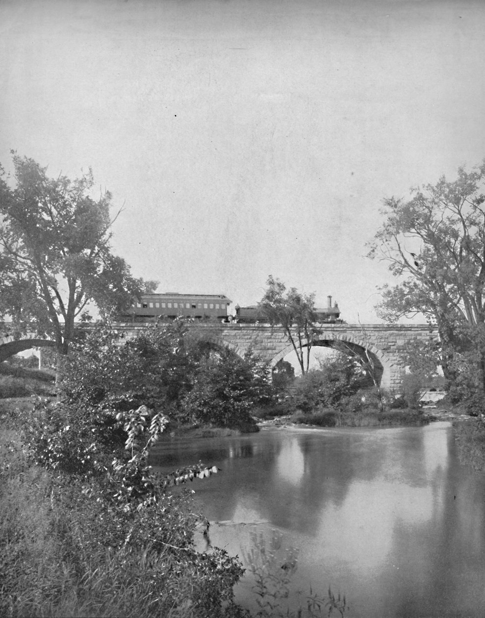 Mill Creek Bridge, Pennsylvania Railroad, c1897. od Unbekannt