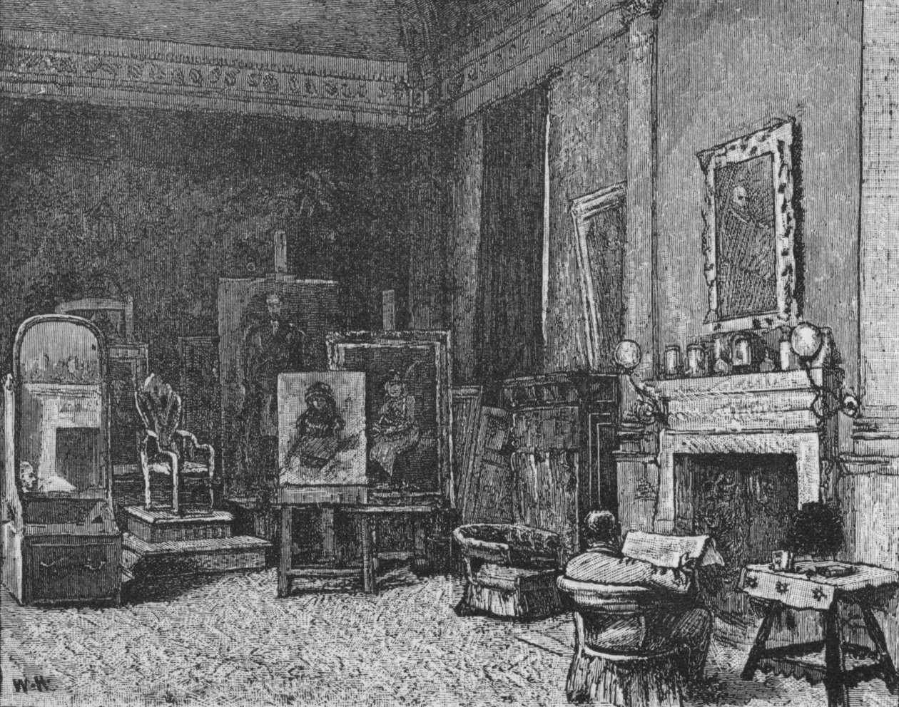 Millaiss Studio, 1890 od Unbekannt