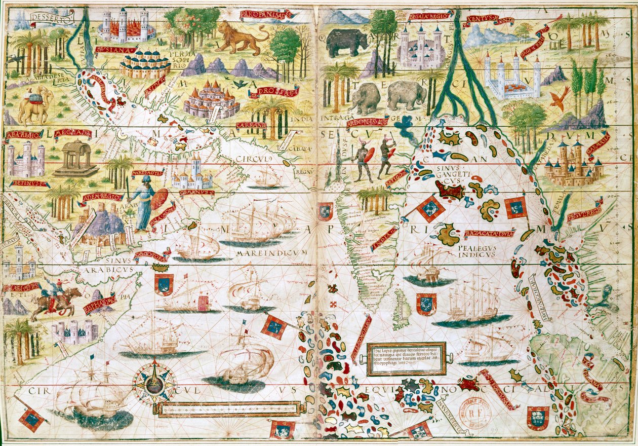 Miller Atlas, c1519 od Unbekannt