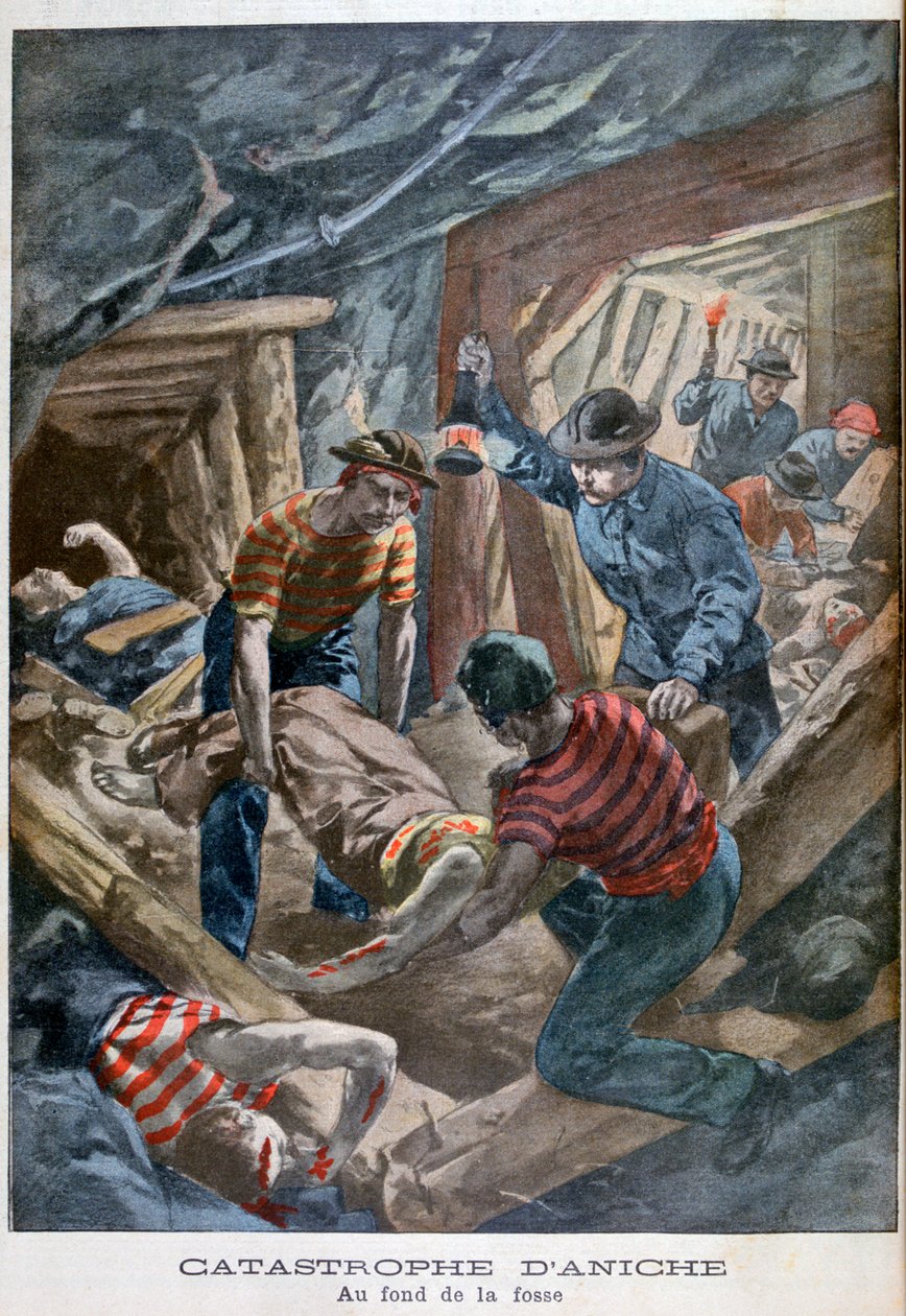 Zával dolu, Aniche, Francie, 1900 od Unbekannt