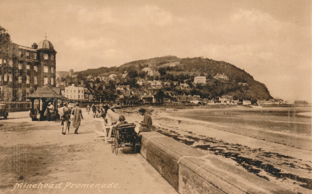 Minehead Promenade, Somerset, 30. léta 20. století od Unbekannt