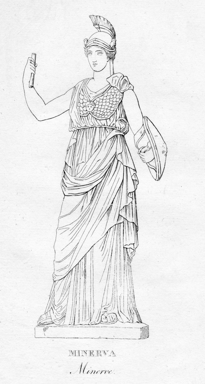 Minerva Minerve, c1850 od Unbekannt