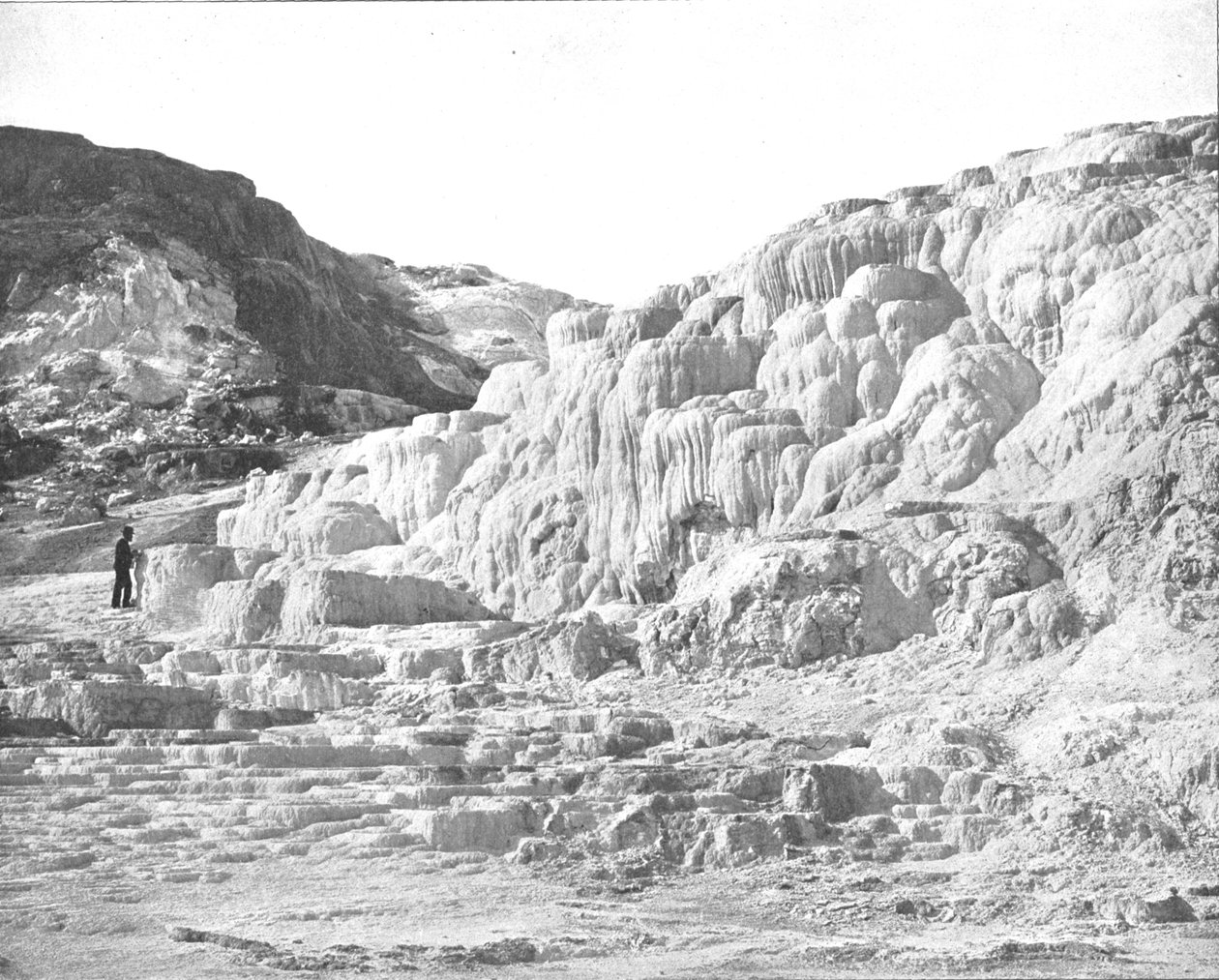 Minerva Terrace, Yellowstone Park, USA, c1900. od Unbekannt