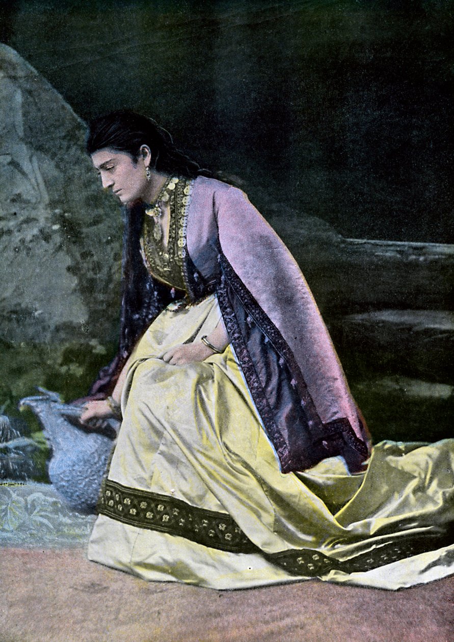 Mingrelien žena sbírá vodu, c1890 od Unbekannt