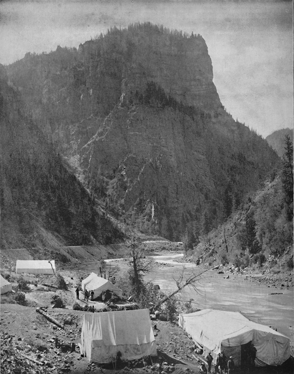 Důlní tábor, Nevada, c1897. od Unbekannt
