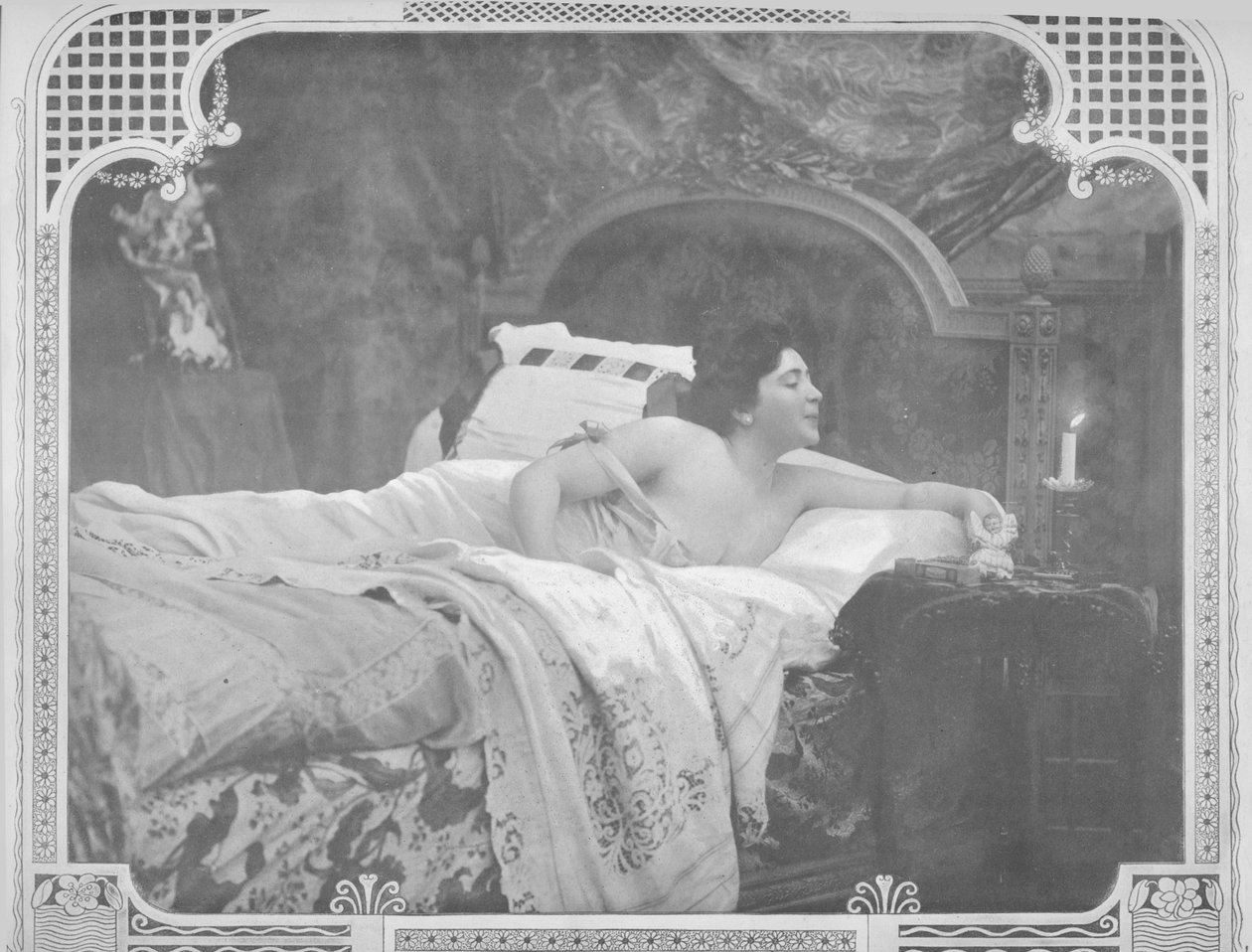 Půlnoc, 1900 od Unbekannt