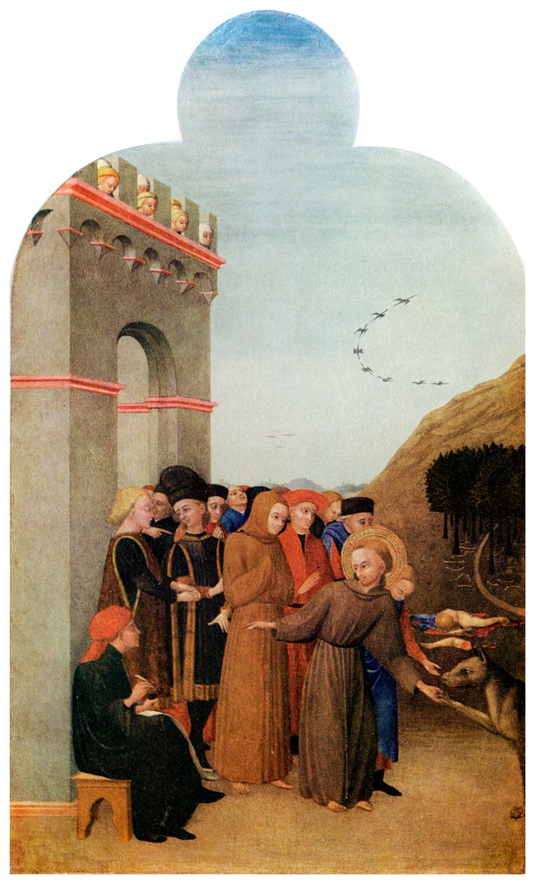 Zázraky: Legenda o vlku z Gubbia, c1437-1444 1956 od Unbekannt