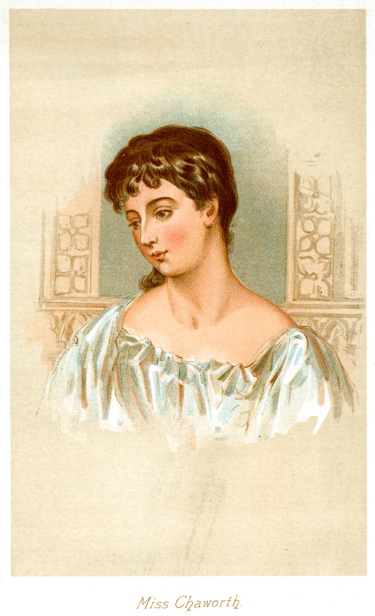 Slečna Chaworthová, 1800-1820 od Unbekannt