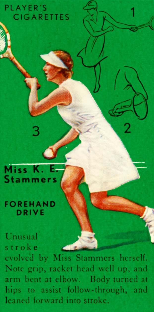 Slečna K. E. Stammers - Forehand Drive, c1935. od Unbekannt