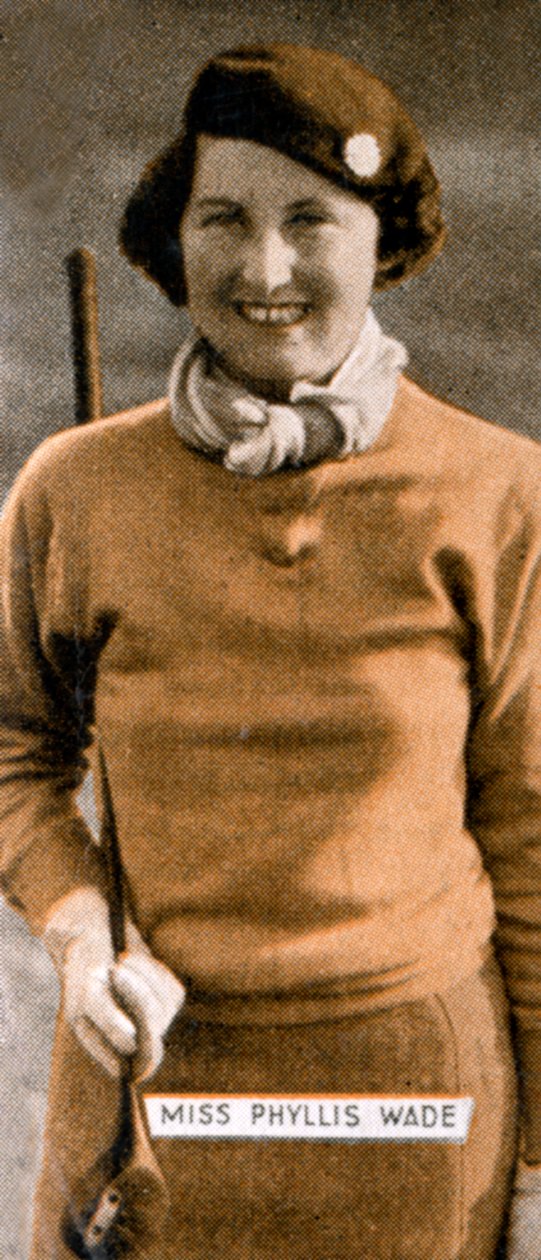 Miss Phyllis Wade, šampionka anglického ženského golfu, 1934 od Unbekannt