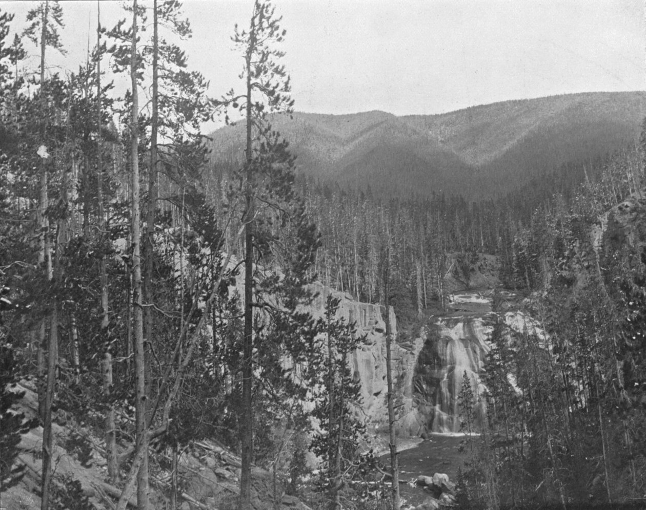 Řeka Missouri, pod Great Falls, Montana, USA, c1900. od Unbekannt