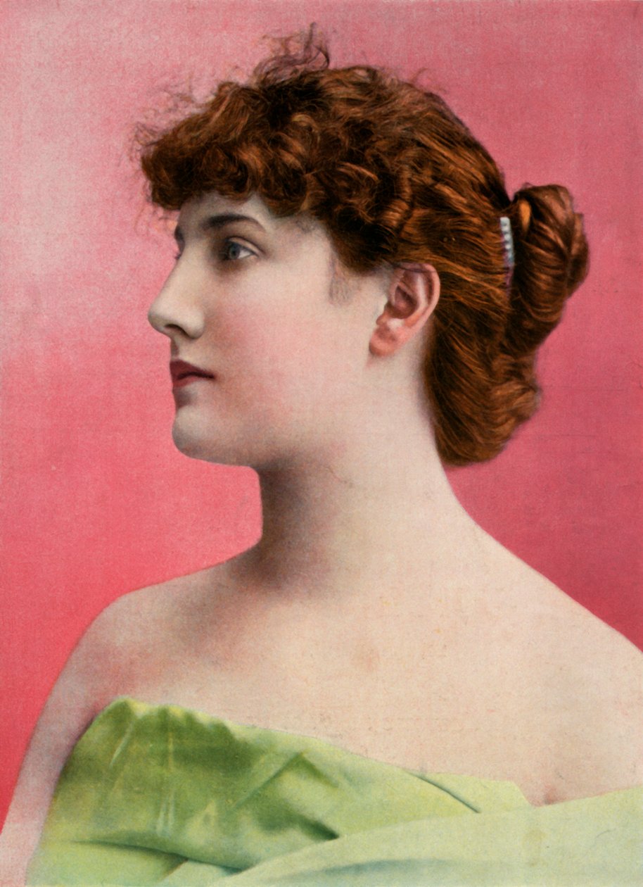 Slečna Nelly Cormon, z divadla du Gymnase, 1904. od Unbekannt