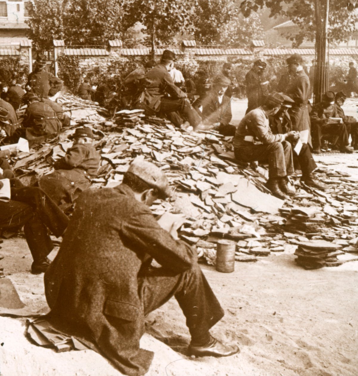 Mobilizace, Pařížská kasárna, c1914 od Unbekannt