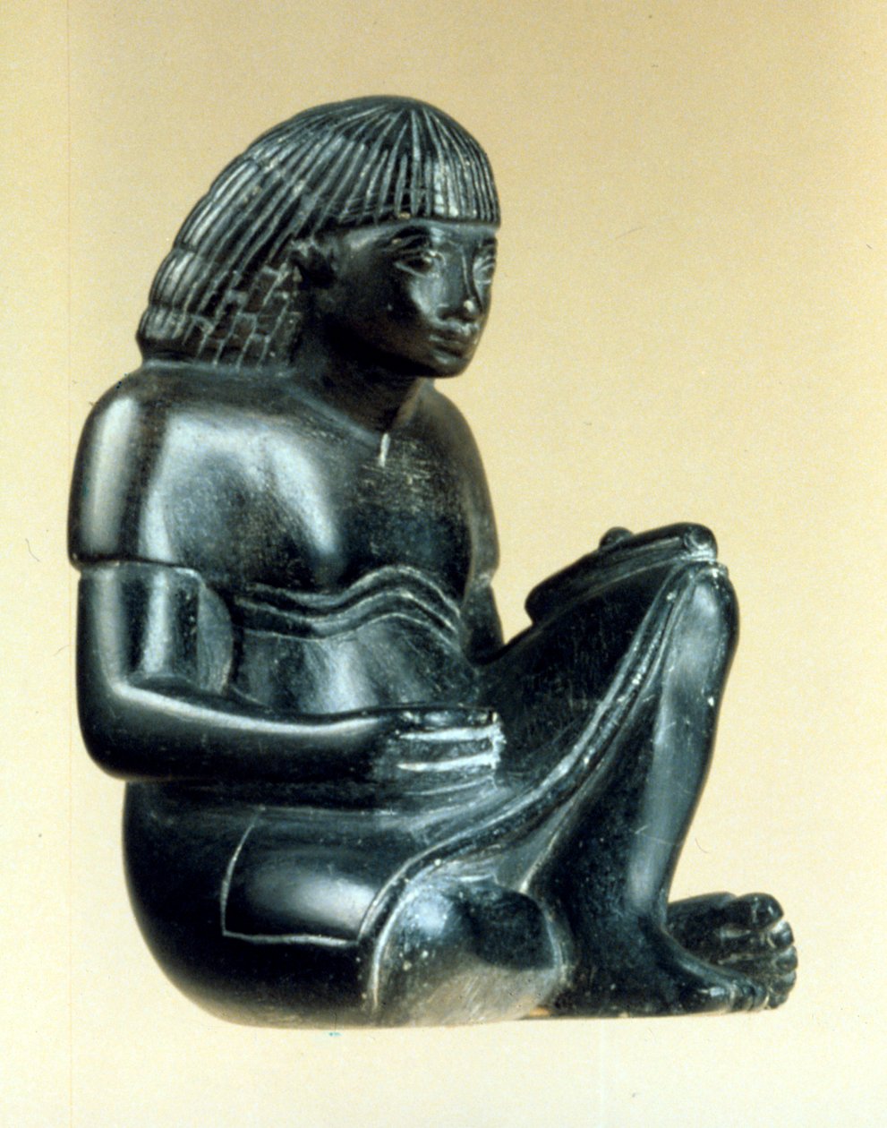 Model sedícího písaře, starověký Egypťan, 18. dynastie, 1550-1293 př.n.l. od Unbekannt
