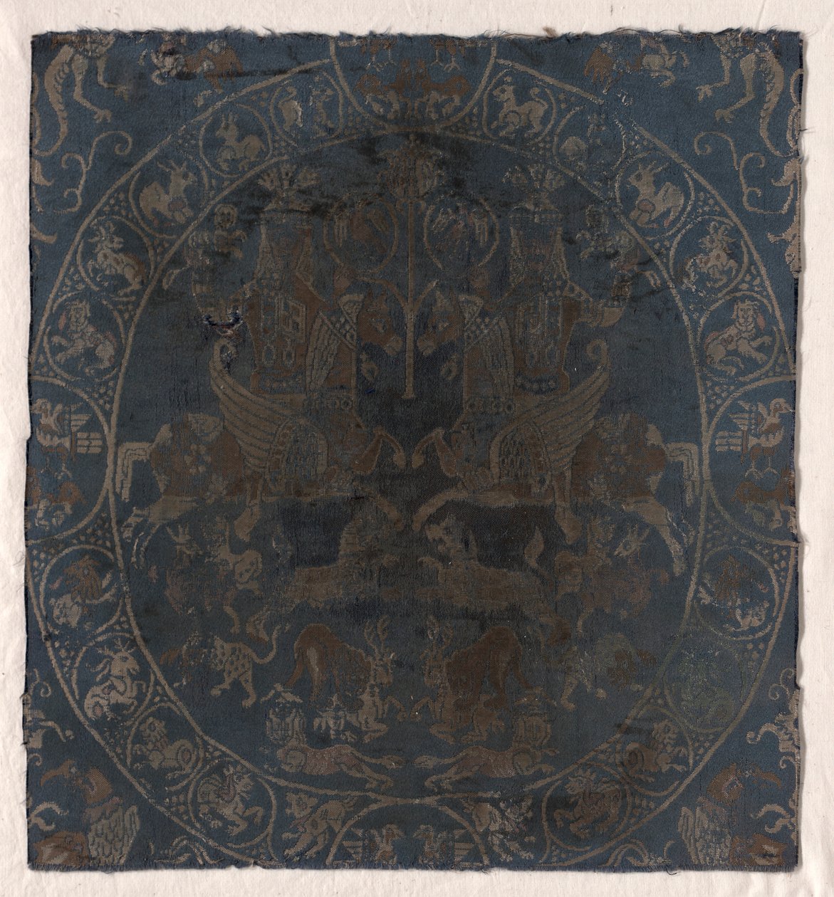 Moderní reprodukce hedvábí Bahram Gur v Berlíně, c. 1895. od Unbekannt