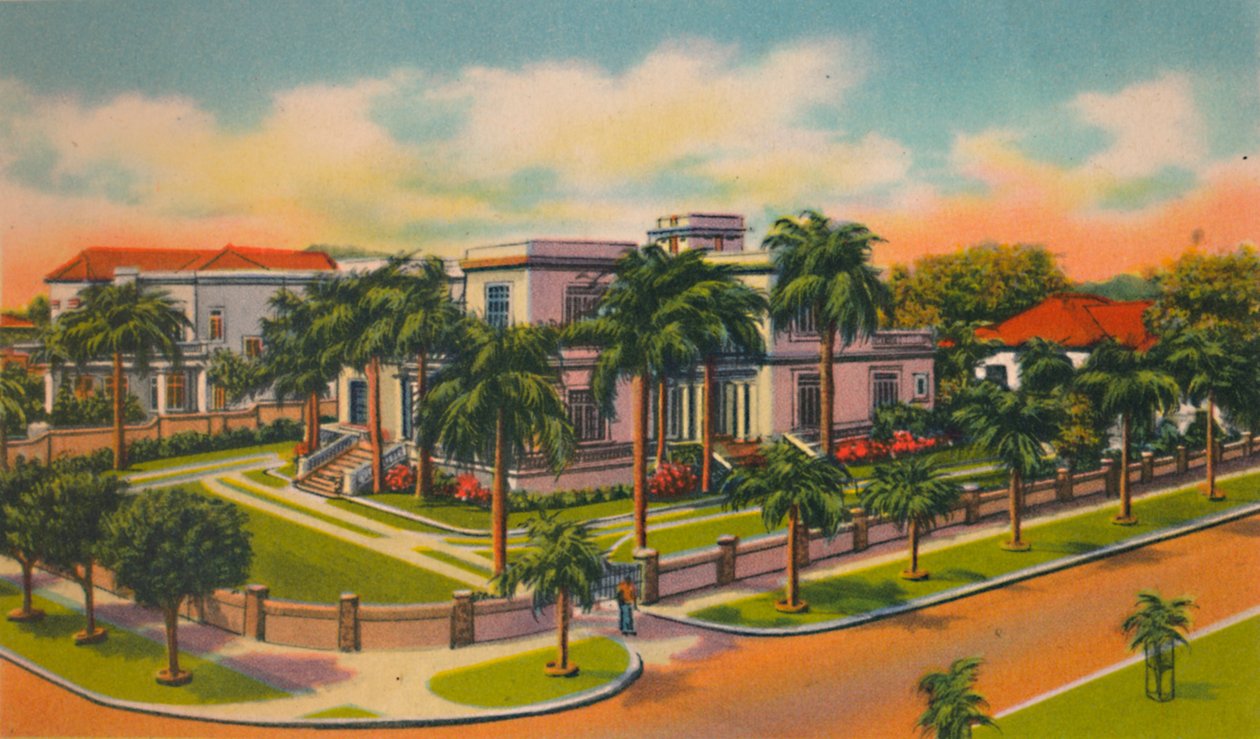 Moderní rezidence v El Prado, Barranquilla, c1940 od Unbekannt