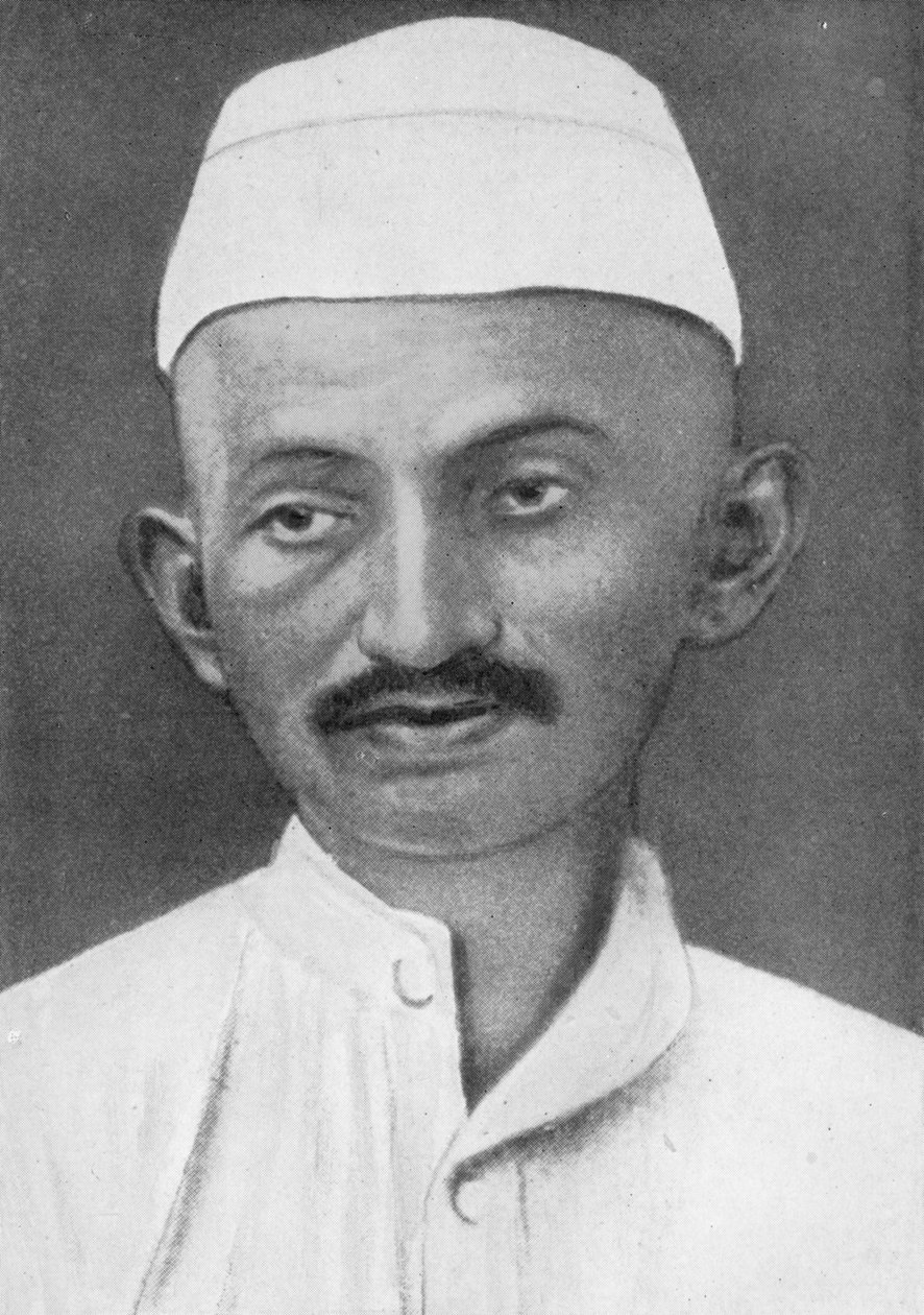 Mohandas Karamchand Gandhi 1869-1948, indický nacionalistický vůdce, 1926 od Unbekannt