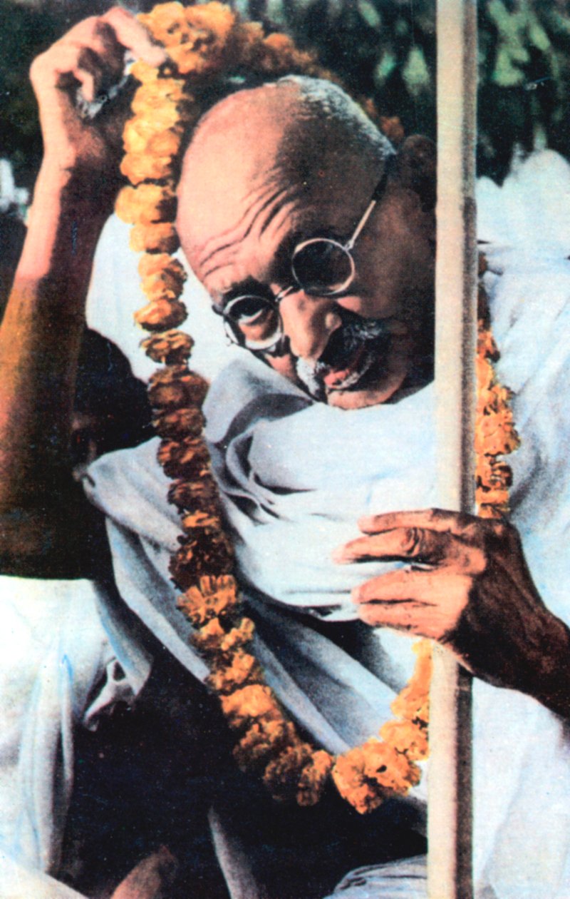 Mohandas Karamchand Gandhi 1869-1948, indický nacionalistický vůdce od Unbekannt
