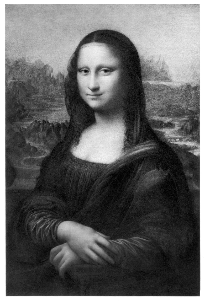 Mona Lisa, c1505, 19. století od Unbekannt