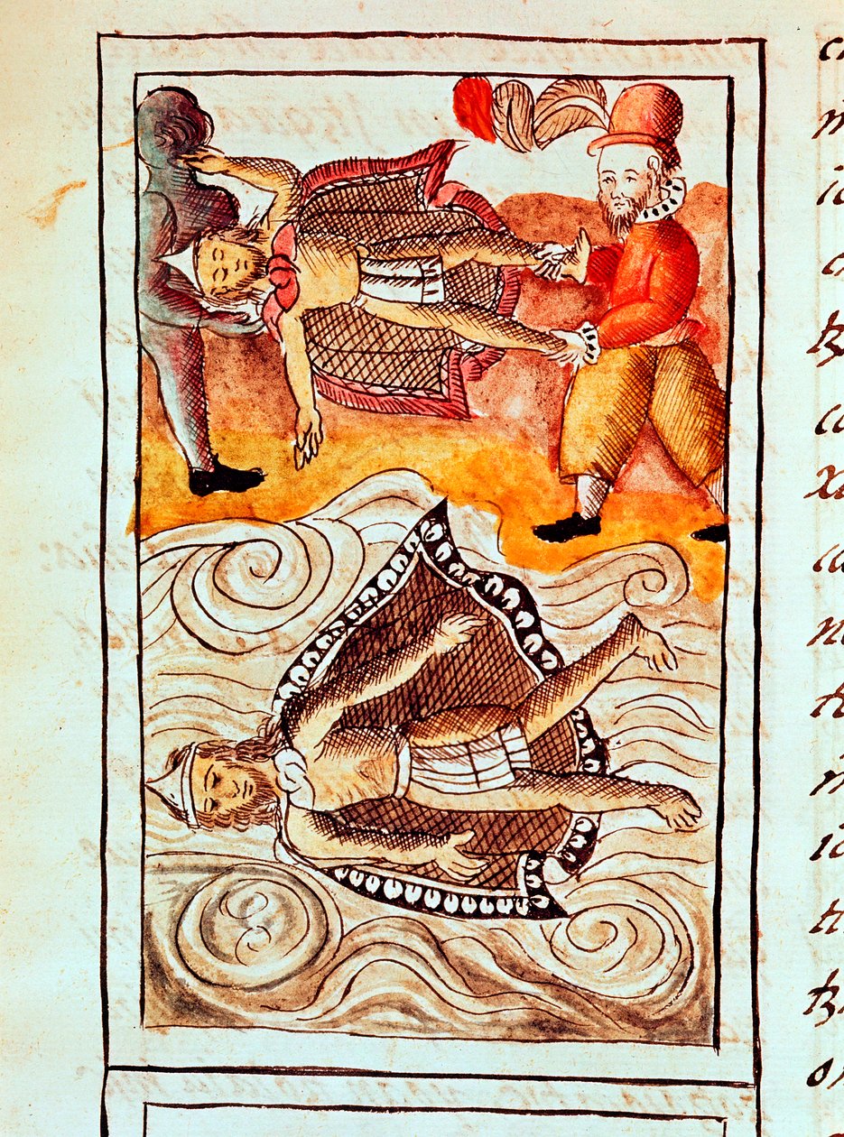 Montezuma II, poslední aztécký císař, 1520 od Unbekannt