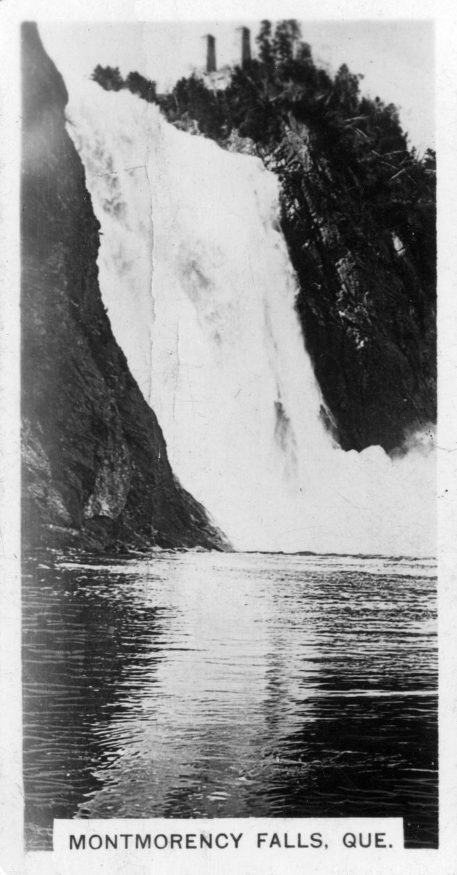 Montmorency Falls, Quebec, Kanada, 20. léta 20. století od Unbekannt