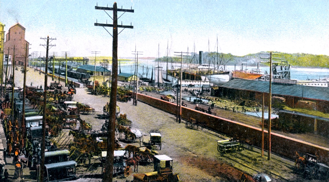 Montreal Harbour, Montreal, Kanada, c1900 od Unbekannt