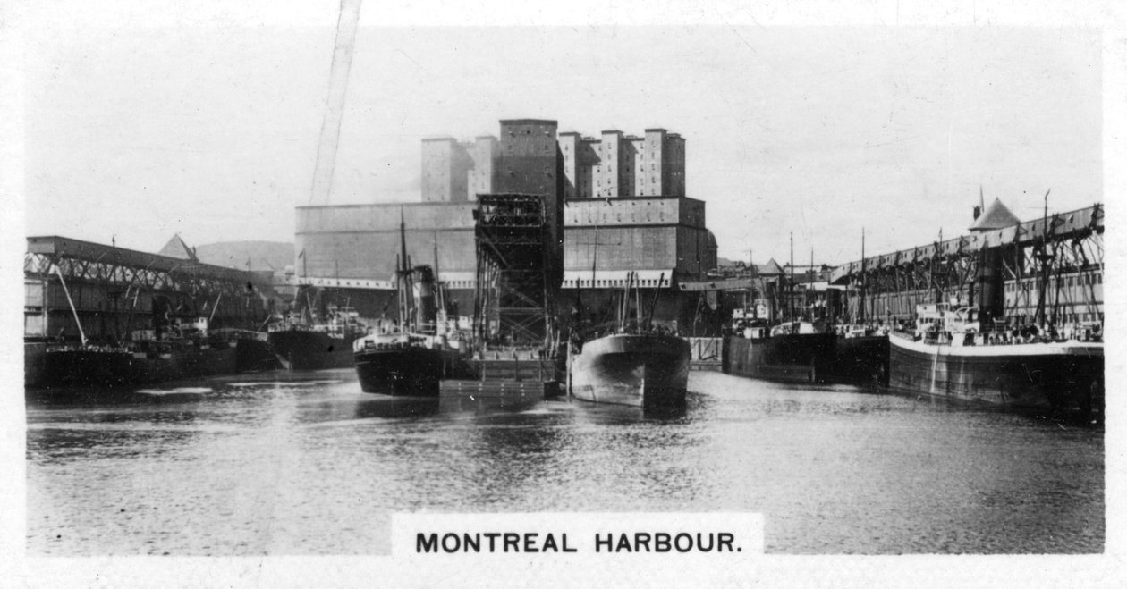 Montreal Harbour, Quebec, Kanada, c1920 od Unbekannt