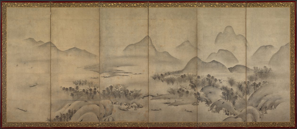 Měsíční krajina, konec 1500s. od Unbekannt