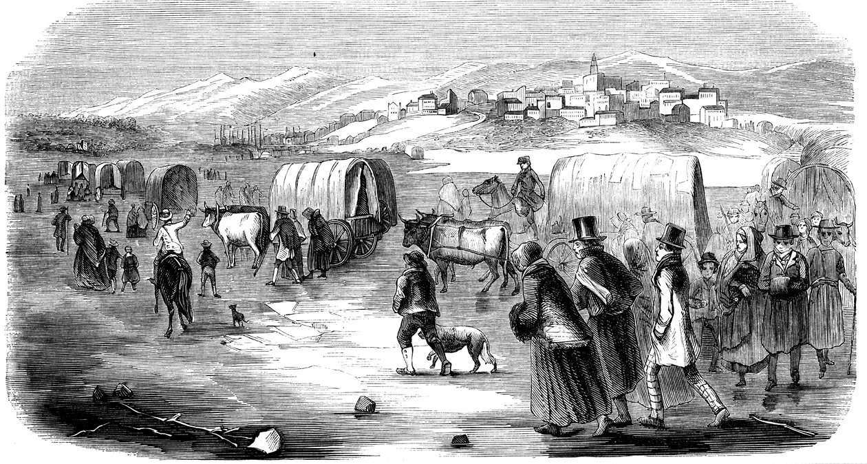 Mormoni na cestě z Illinois do Utahu, 1846 1853 od Unbekannt